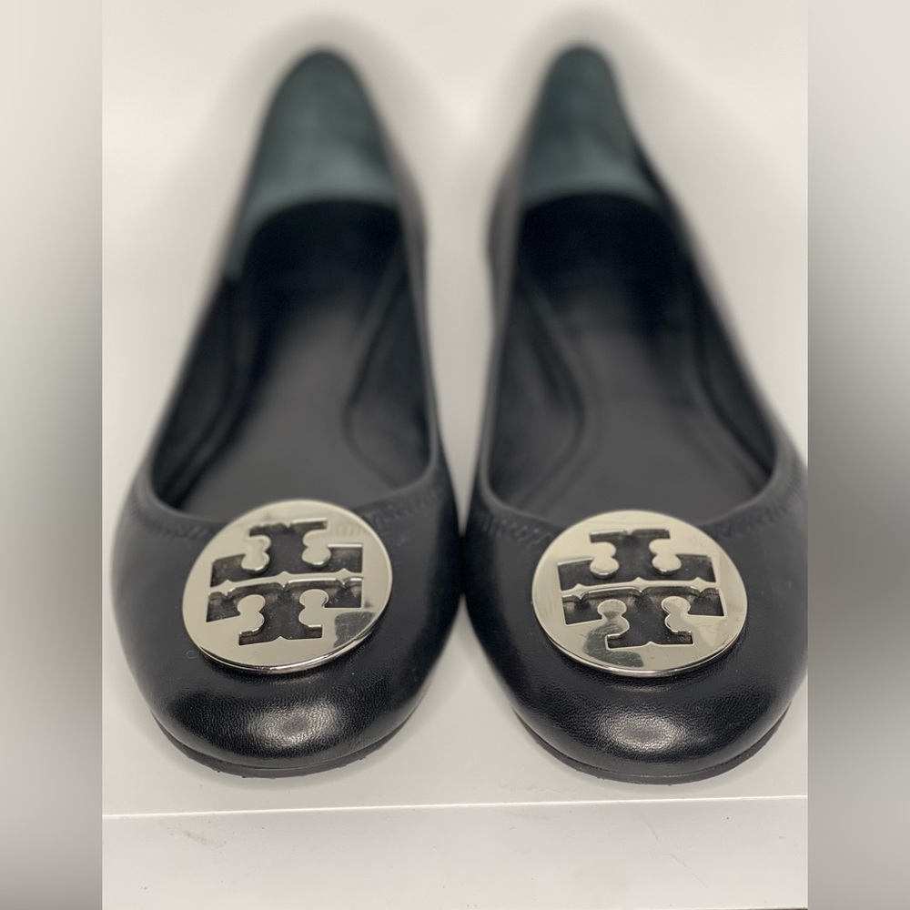 Tory Burch Reva Ballerina Flat (Black)